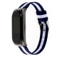 Ремінець для Xiaomi Mi Band 3 Tommy Hilfiger Nylon синьо-білий