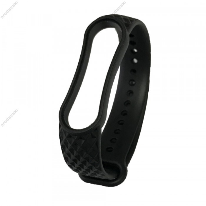 Ремінець Xiaomi Mi Band 5 Overlap Black