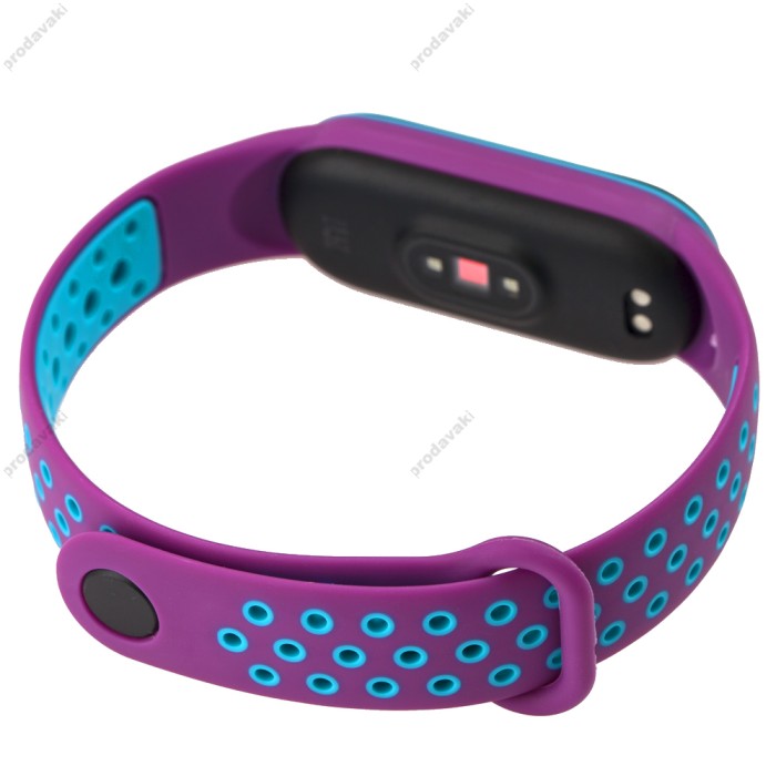 Ремінець для Xiaomi Mi Band 5 Sport Nike purple/blue