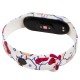 Ремінець для Xiaomi Mi Band 5 силіконовий Hello Kitty / білий