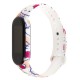 Ремінець для Xiaomi Mi Band 5 силіконовий Hello Kitty / білий