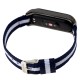 Ремінець для Xiaomi Mi Band 3 Tommy Hilfiger Nylon синьо-білий