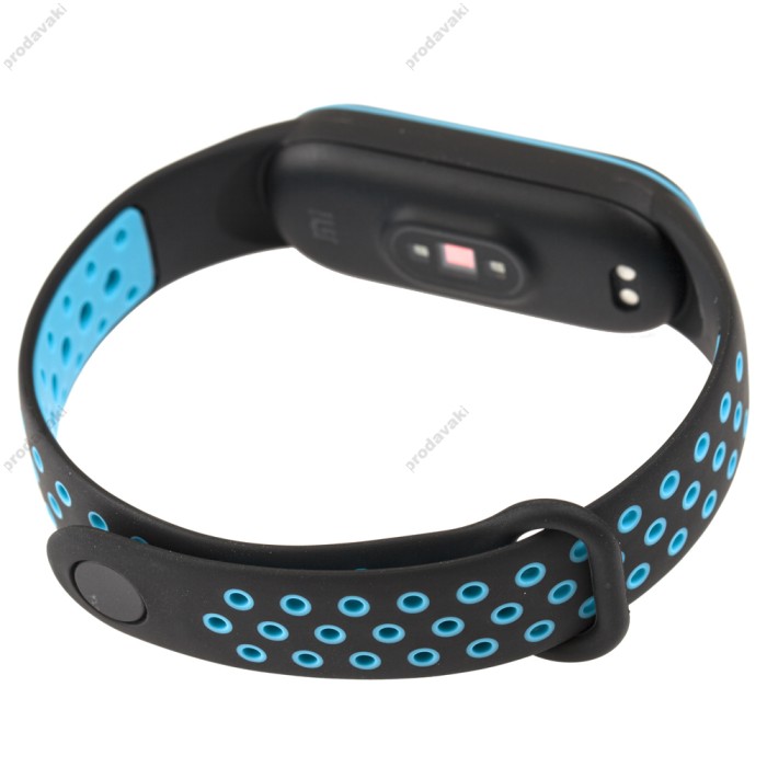Ремінець для Xiaomi Mi Band 5 Sport Nike black/blue