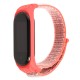Ремінець для Xiaomi Mi Band 5 Nylon coral/white