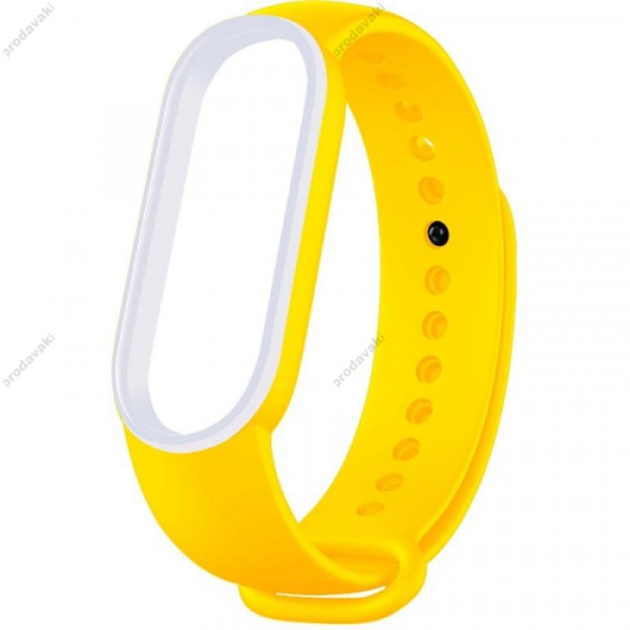 Ремінець Xiaomi Mi Band 5 RiM Yellow-white