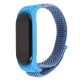 Ремінець для Xiaomi Mi Band 5 Nylon blue