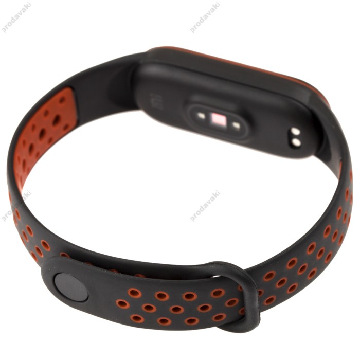 Ремінець для Xiaomi Mi Band 5 Sport Nike black/red
