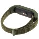 Ремінець для Xiaomi Mi Band 5 Nylon green/army