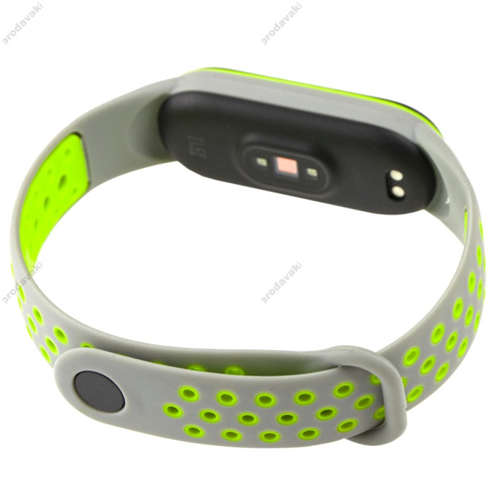 Ремінець для Xiaomi Mi Band 5 Sport Nike gray / yellow