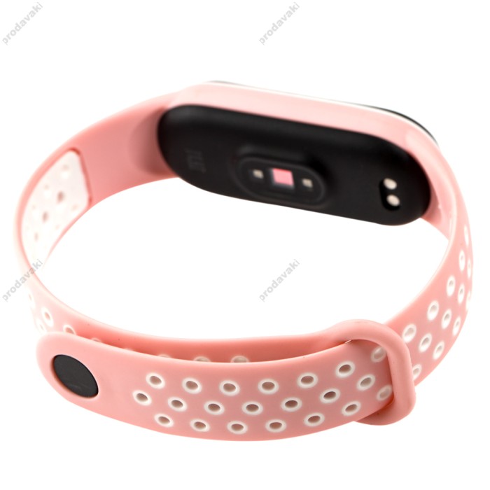 Ремінець для Xiaomi Mi Band 5 Sport Nike pink sand / white