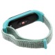 Ремінець для Xiaomi Mi Band 5 Nylon blue light/mint