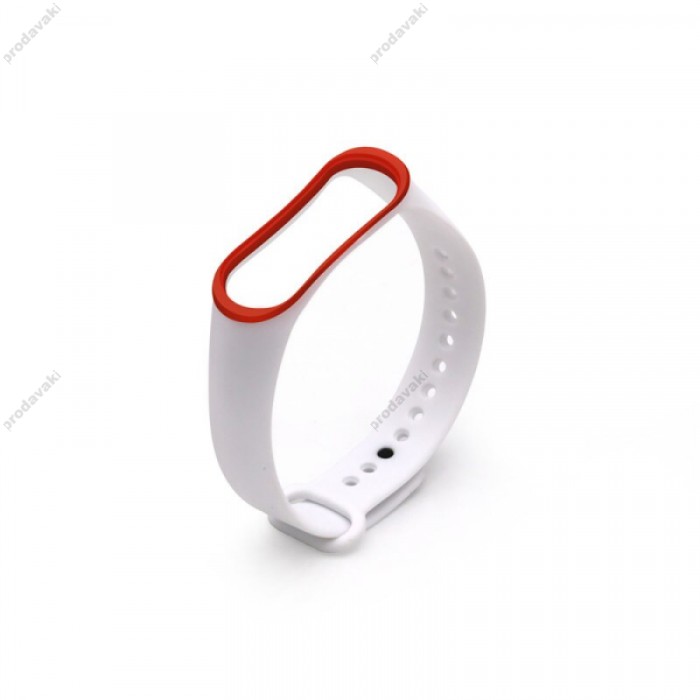 Ремінець Xiaomi Mi Band 5 RiM White-red