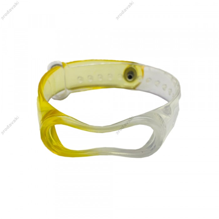 Ремінці Xiaomi Mi Band 3/4 NEON CLEARE Yellow