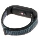 Ремінець для Xiaomi Mi Band 5 Nylon black/blue