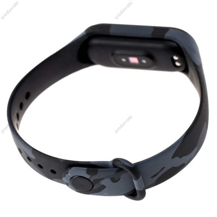 Ремінець для Xiaomi Mi Band 3/4 силіконовий хакі сірий