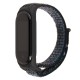 Ремінець для Xiaomi Mi Band 5 Nylon black/blue