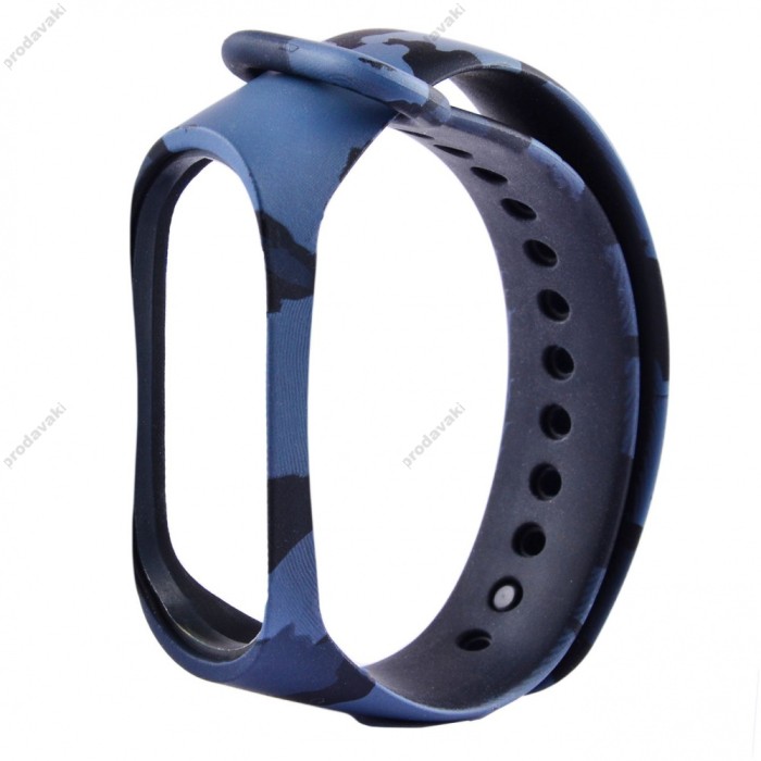 Ремінець для Xiaomi Mi Band 3/4 силіконовий хакі сірий