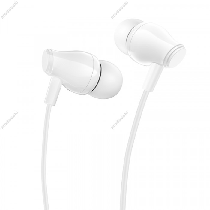 Дротові навушники BOROFONE BM61 Wanderer universal with mic White