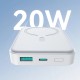 Повербанк портативний акумулятор Power bank Joyroom JR-W020 MagSafe магнітний 10000 mAh White