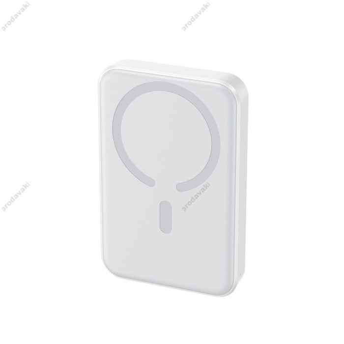 Повербанк портативний акумулятор Power bank Joyroom JR-W020 MagSafe магнітний 10000 mAh White