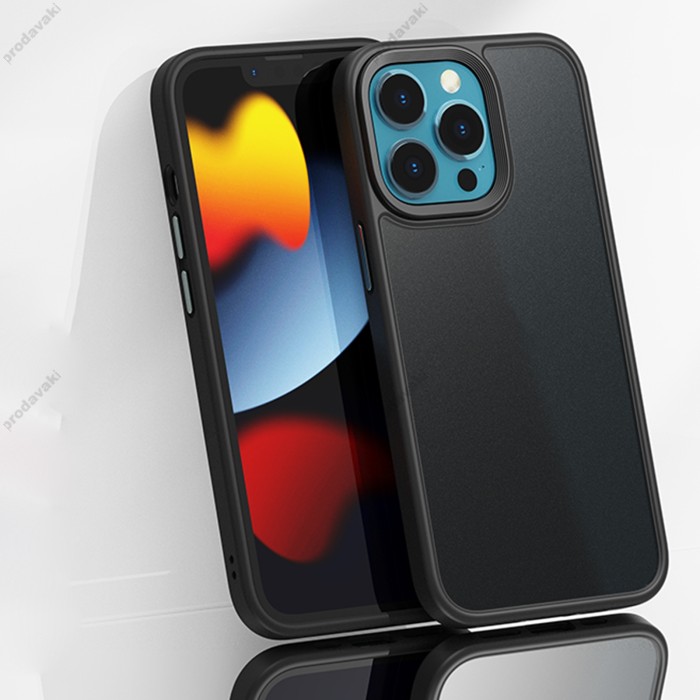 Чохол iPhone 12 / 12 Pro Rock Guard Touch Case black