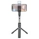 Монопод-трипод HOCO K16 aluminum alloy fill light live broadcast 0.8m Black