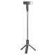 Монопод-трипод HOCO K16 aluminum alloy fill light live broadcast 0.8m Black