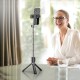Монопод-трипод HOCO K16 aluminum alloy fill light live broadcast 0.8m Black