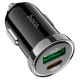 Автомобільний зарядний пристрій Hoco Z44 Leading car charger 3A 20W Black