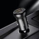 Автомобільний зарядний пристрій Hoco NZ5 Smooth road car charger 30W Black