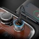 Автомобільний зарядний пристрій Hoco NZ8 Sprinter dual port Car charger Type-C to Type-C 43W Blue
