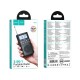 Портативний радіоприймач HOCO HI51 Portable radio AM/FM USB/TF/BT5.3 3W Black