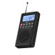Портативний радіоприймач HOCO HI51 Portable radio AM/FM USB/TF/BT5.3 3W Black