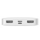 Повербанк портативний акумулятор Power Bank Baseus Bipow Digital 15W 10000 mAh White PPBD050002