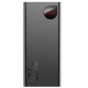 Повербанк портативний акумулятор Power bank Baseus Adaman Metal Digital Display 22.5W 30000 mAh Black