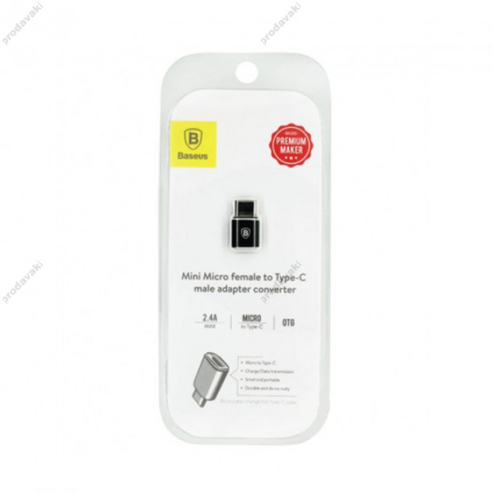 Перехідник Baseus із micro USB на Type-C