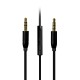 AUX-кабель НОСО UPA05 Yueyin (with Mic & Vol Controller) 1m Black