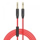 AUX-кабель НОСО UPA12 AUX+Microphone 1m. Red