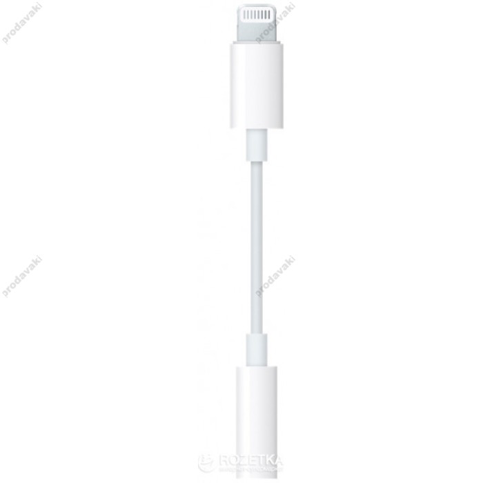 Адаптер Apple Lightning - 3.5 mm White (MMX62ZM/A)