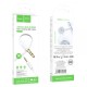 AUX-кабель НОСО UPA16 AUX Audio Cable 1m. White