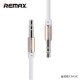Кабель Remax AUX RM-L100 3.5 mini Jack male to male 1.0м білий