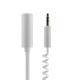 AUX подовжувач SPRING "мама-тато" 3,5mm/2pin. 1,5 м. ПРУЖИНА