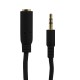 AUX подовжувач Knitted "мама-тато" 3,5mm/2pin. 1,5 м. Тканина