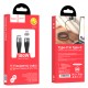 PD Кабель HOCO U99 Vortex 100W magnetic Cable для Type-C до Type-C 100W/5А/2m. Black