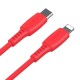 Кабель USB Baseus Colorful Type-C to lightning 18W 1.2m dreen червоний