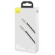 PD Кабель Baseus Cafule Series Metal Data Cable Type-C to iP Lightning PD 20W 2m Black CATLJK-B01