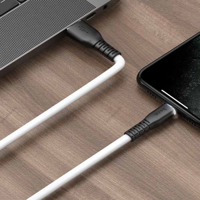 Кабель USB на Lightning X44 Soft silicone для заряджання та передачі даних