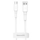 Кабель USB Baseus microUSB Mini White 2.4A 1m білий