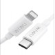PD кабель WiWU G90 Type-C to Lightning PD20W 1.2m White