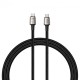 Кабель USB Baseus Zinc Magnetic Type-C 100W 20V 5A 1.2m чорний